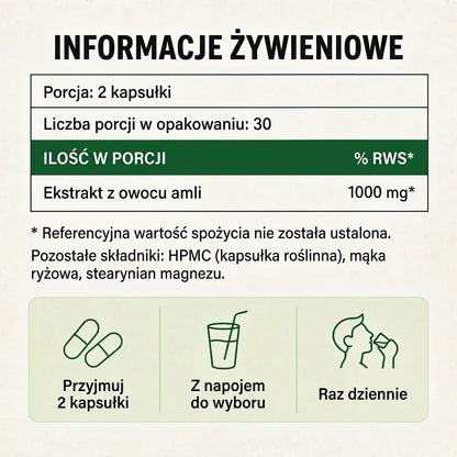 Amla Superfruit w kapsułkach