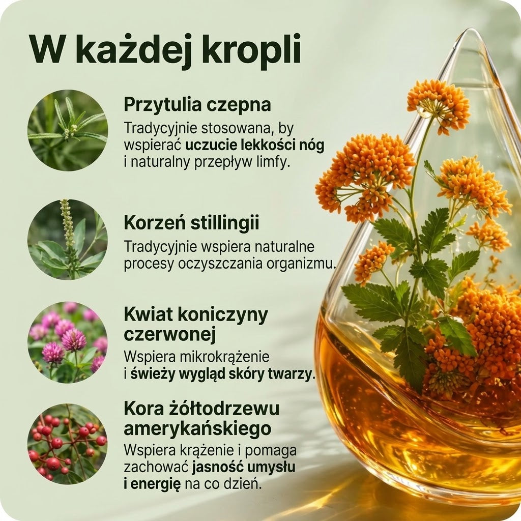 Drenaż limfatyczny Amlara — naturalne krople